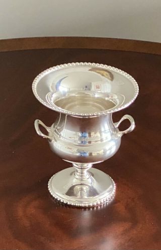 925 Sterling Silver Cup Urn Two Handles Tane Mexico 165.  9 Grams
