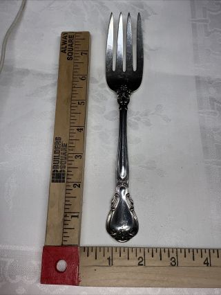 Vintage Sterling Silver Serving Fork 2.  7oz Use Or Scrap