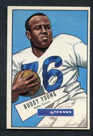 1952 Bowman Large 104 Buddy Young Texans Nr - Mt 392141 (kycards)
