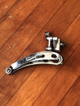 Campagnolo 3 - Hole Nuovo Record Front Derailleur Vintage Braze On