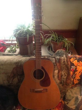 Yamaha Fg - 160 Acoustic Guitar Vintage Six String Rh