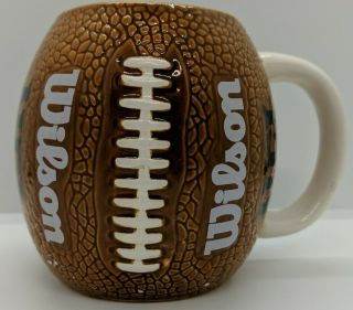 Nfl Wilson Football Coffee Mug,  Vintage Cup Shaped Like A Wilson Football