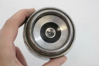 Vintage Chrome Black Steering Wheel Horn Button Ford Chevy Dodge - M42