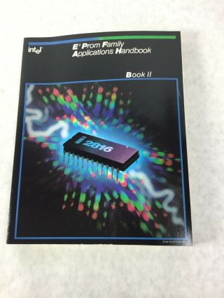 Vintage Intel Handbook Only,  E2 Prom Family Applications Handbook Book 2,  1981