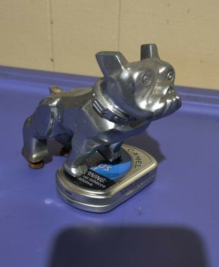 Vintage Mack Truck Chrome Bulldog Hood Ornament Patent 87931