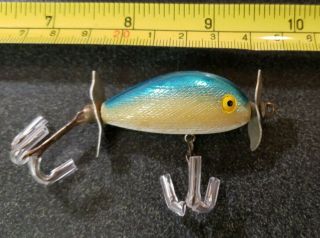 Vintage Rebel Dual Prop Spinner Fishing Lure Blue/chrome