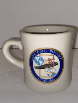 " Vintage " Uss Enterprise Cvn - 65 Coffee Mug.