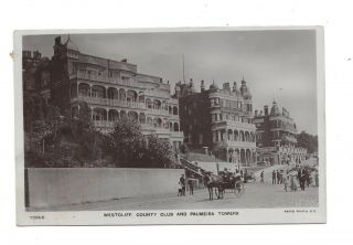 Vintage Rp Postcard Westcliff County Club And Palmeira Towers,  Essex.  Pmk 1907