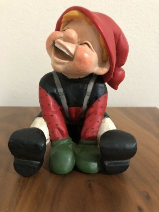 Vintage Candy Designs Norway Smiling Child Figurine Shelf Sitter 5 " Tall