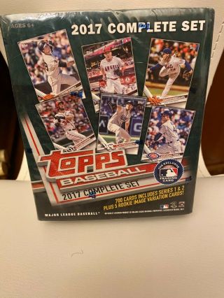 2017 Topps Baseball Complete Set - Factory - Cards 1 - 700