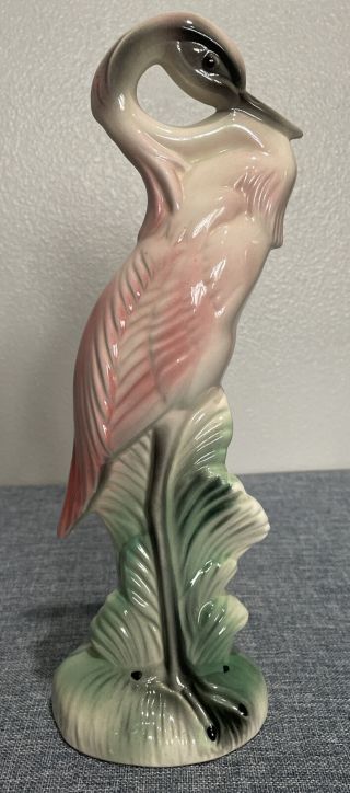Vintage Stewart B Mcculloch California Pottery Heron Bird 12 "
