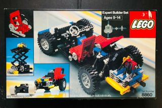 Vintage / Lego 8860 Expert Builder Set 1980 With Box & Instructions