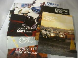 " Corvette News " - Vol 13 - No 1 - 6 - 1969 - 70 - Entire Year