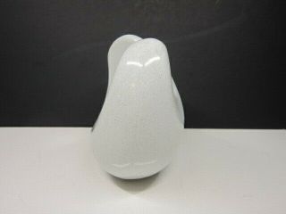 Vtg White Pottery Ceramic Stoneware Dove Bird Sculpture Statue Figure Figurine 2