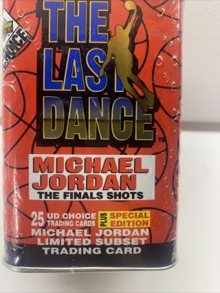 The Last Dance Michael Jordan The Finals Shots Card Set Upper Deck Tin 2