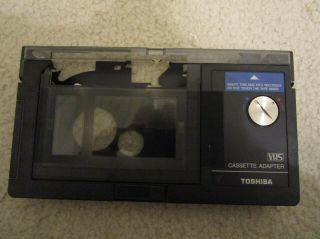 Vintage Toshiba Vhs - C To Vhs Cassette Converter / Adapter Model No.  Tca - 3u