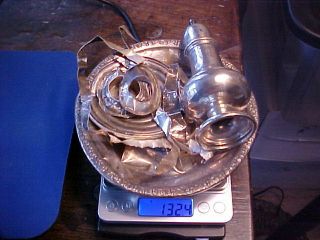 4.  25 Troy Ozs Sterling Silver Scrap For Casting Below Silver Price Very