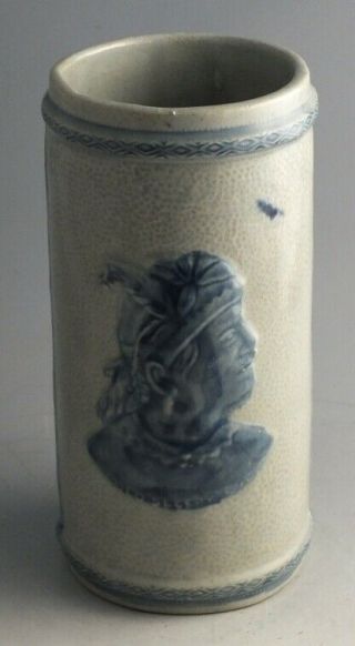 Antique Old Sleepy Eye Stoneware Vase