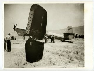 Tupolev Ant - 25,  Russian Record Flight,  Moscow San Jacinto (ca) - Old Photo 1937