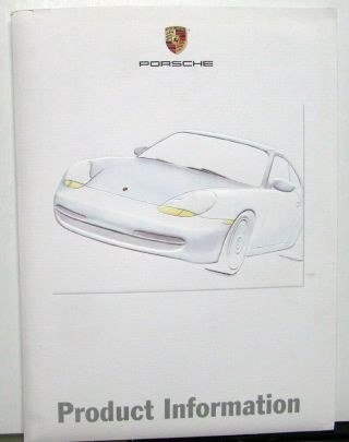 1999 Porsche 911 Carrera 4 & Boxster Models Introduction Press Kit Media