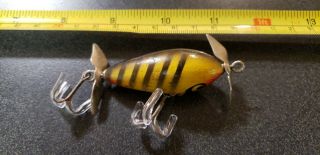 Vintage Smithwick Buck N Brawl Fishing Lure Yellow/stripes