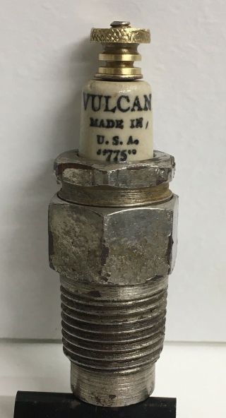 Vintage Vulcan Spark Plug 1/2” Thread Model T Ford