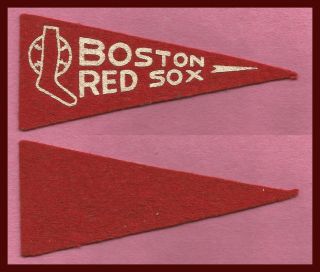 Vintage 1950’s Boston Red Sox Baseball Pennant Wow