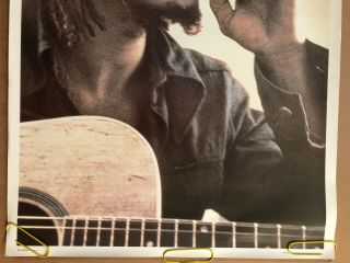 Vintage Poster Bob Marley Rastaman 1980’s Smoke Week Pot Music Pin Up 3