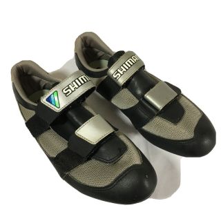 Vtg Shimano Mens Cycling Road Bike Shoes Sh - T110 Size 42 (us 9) Sakae Clips