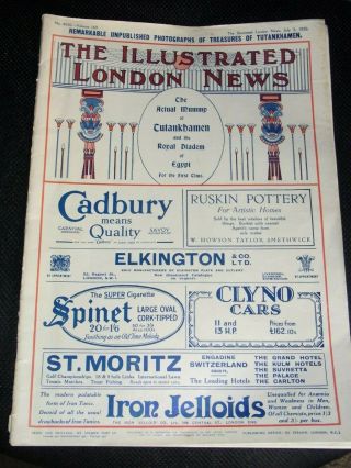 Vintage July 3rd 1926 The Illustrated London News (no.  4550.  Vol 169)