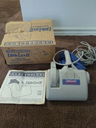 Vintage Electrolux Little Lux Ii Handheld Vacuum,  Littlelux -