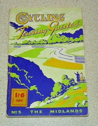 Cycling Touring Guides No.  5 The Midlands.  1st 1949.  Frank Patterson Drawings