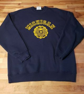 Vintage University Of Michigan Sweater Men’s Xl