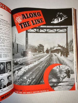 ALONG THE LINE: THE YORK,  HAVEN & HARTFORD RR,  MONTHLY EMPLOYEE PUBLICAT 2