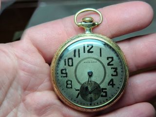 Antique E.  Howard Watch Co.  Series 9 16 Size 17 Jewel 14k Gf Case Pocket Watch -