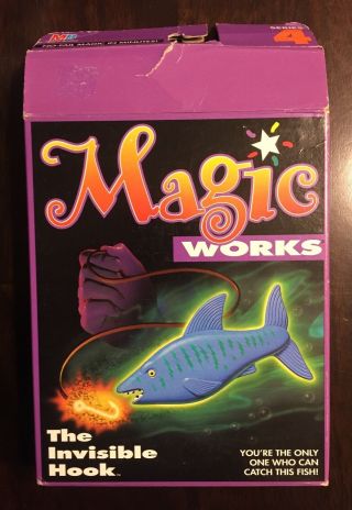 Vintage 1995 Milton Bradley Magic The Invisible Hook - Great Mw Trick