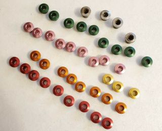 Vintage Anodized Chainring Bolts 5mm