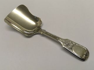 Stunning Georgian Solid Silver Caddy Spoon By James Payne London 1825