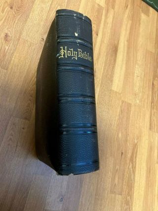 Large Antique Family Bible - Holman 