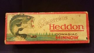 Heddon Dowagiac Minnow Box - - Only