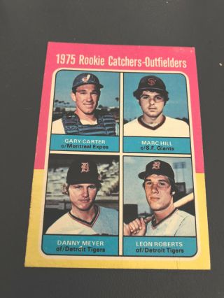 1975 Vintage Topps Gary Carter 620 Rookie Card.  Expos.