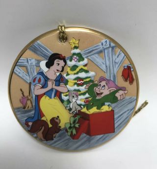 Vintage Grolier Disney Christmas Ornament Snow White (approx 2.  5”)