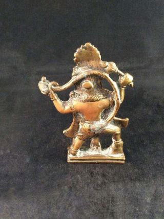 19th century Bronze figure of Hindu God Hanuman 2