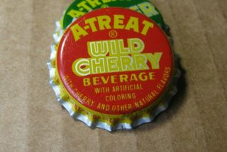 A - Treat Wild Cherry Soda Bottle Cap Allentown Pa Pennsylvania Vintage