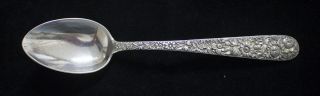 Kirk Repousse Sterling Dessert/large Oval Soup Spoon