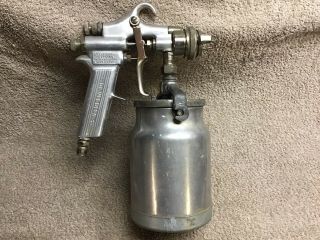 2 Vintage Devilbiss Type Mbc Paint Spray Guns 1 In 1