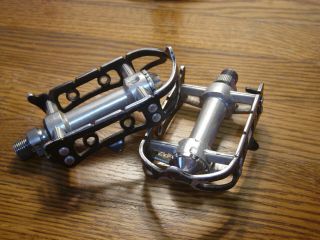 Vintage Kyokuto Kkt Pro Vic Ii Quill Pedals,  9/16 "