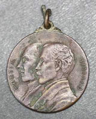 1909 Wright Brothers Home Celebration Dayton Ohio Commemorative Medal June 17 - 18
