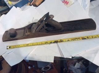 Antique Stanley Bailey No 7 Iron Jointer Plane Pat Date Apr 02,  As Found