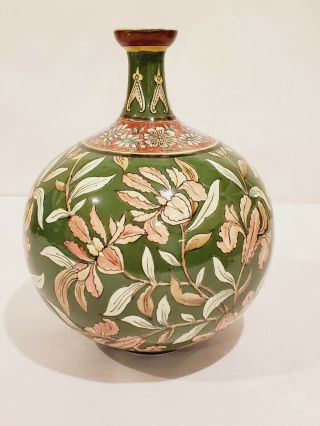 Royal Bonn Antique Old Dutch Art Nouveau 11 X 8 " Vase Floral